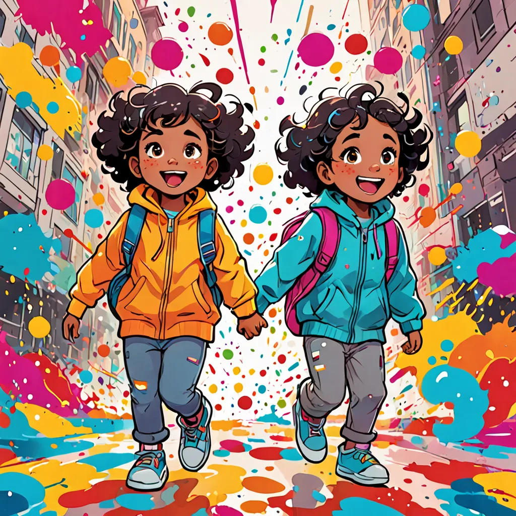 Colorful Adventures of Kiara and Kiyansh
