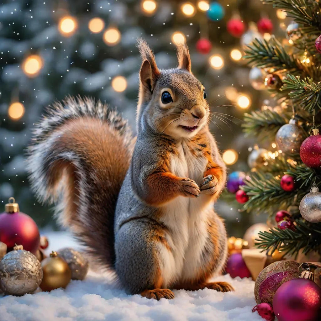 The Lost Squirrel's Christmas Tree