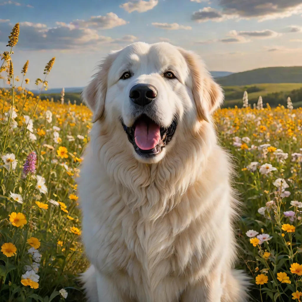 Nilla the Noisy Great Pyrenees