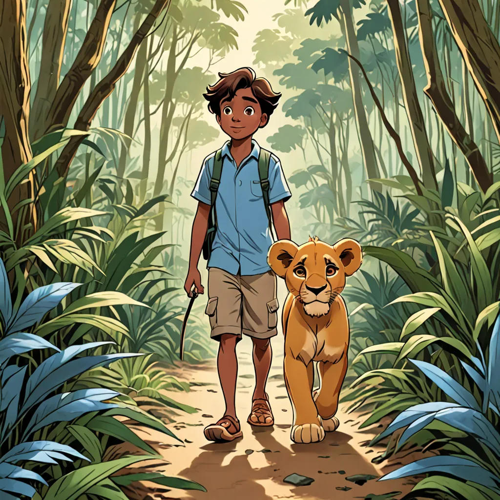 Bluey's Adventure with Simba