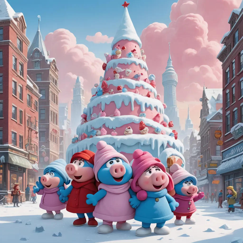 Peppa Saves the Smurfs