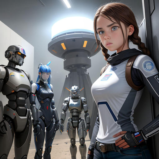 The Brave Girl Among Battle Droids