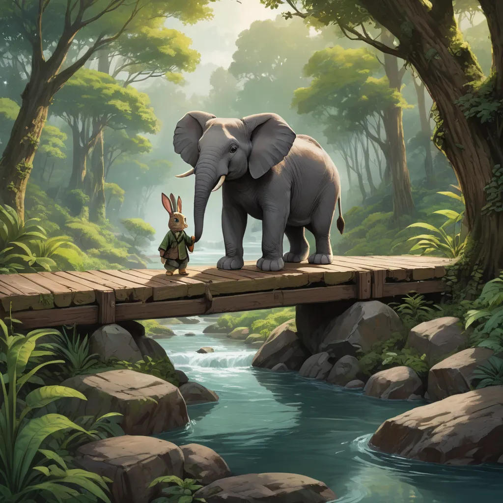 The Rabbit and the Jitsu Elephant