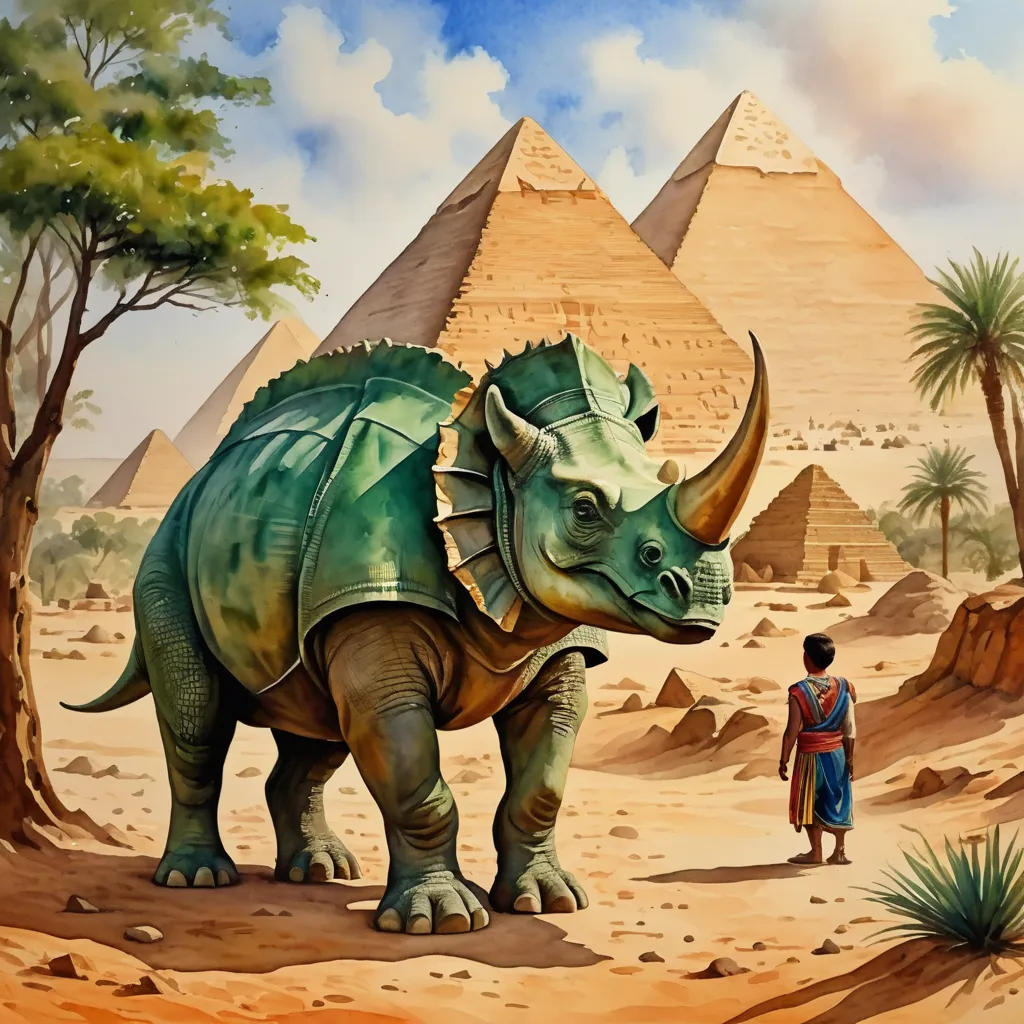 The Whimsical Adventures of Tilly the Time-Travelling Triceratops