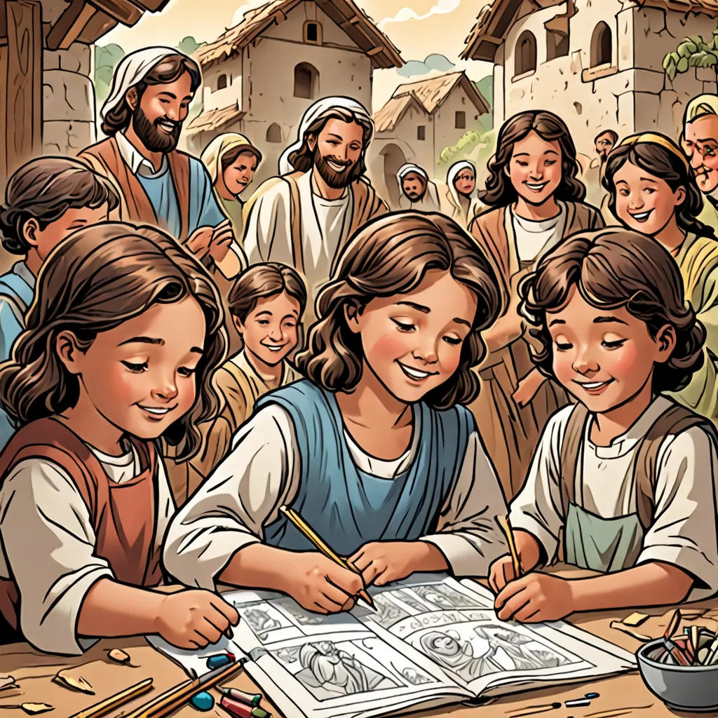 The Parables of Jesus Coloring Book