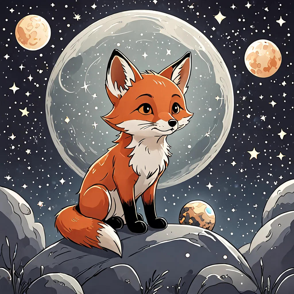 The Little Fox's Cosmic Adventure
