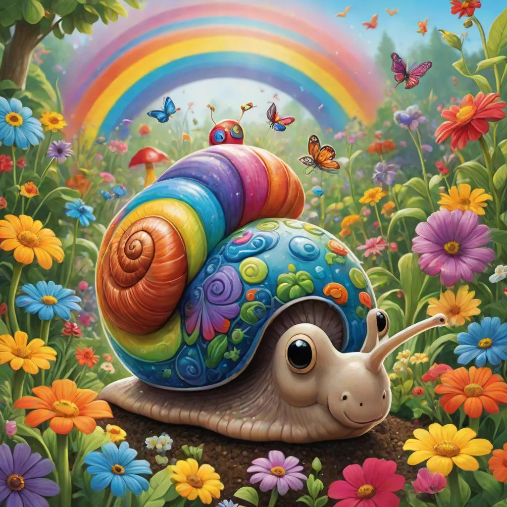 The Rainbow Adventure of Sammy the Snail