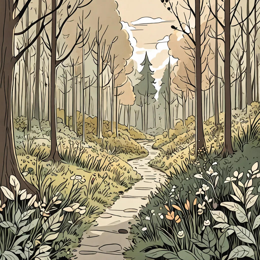 The Magical Rainbow Forest