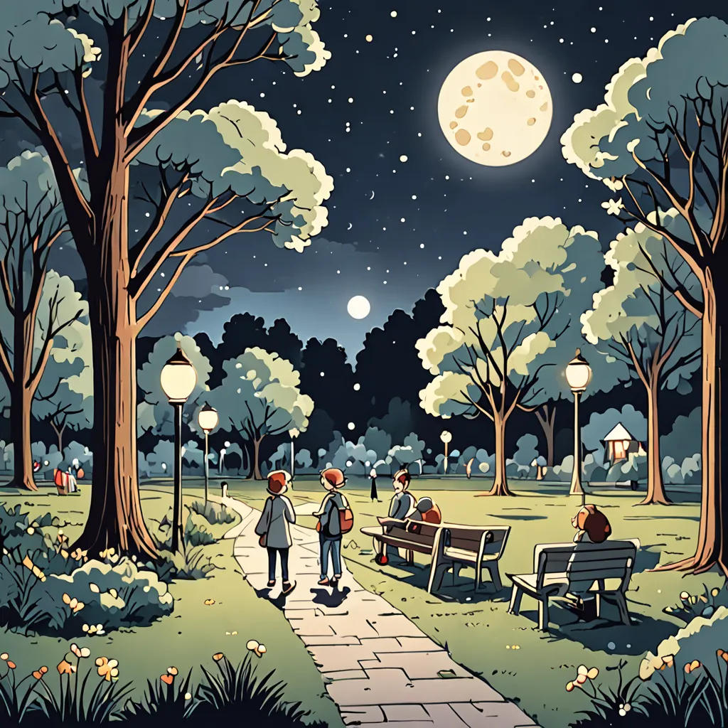 Moonlit Friends