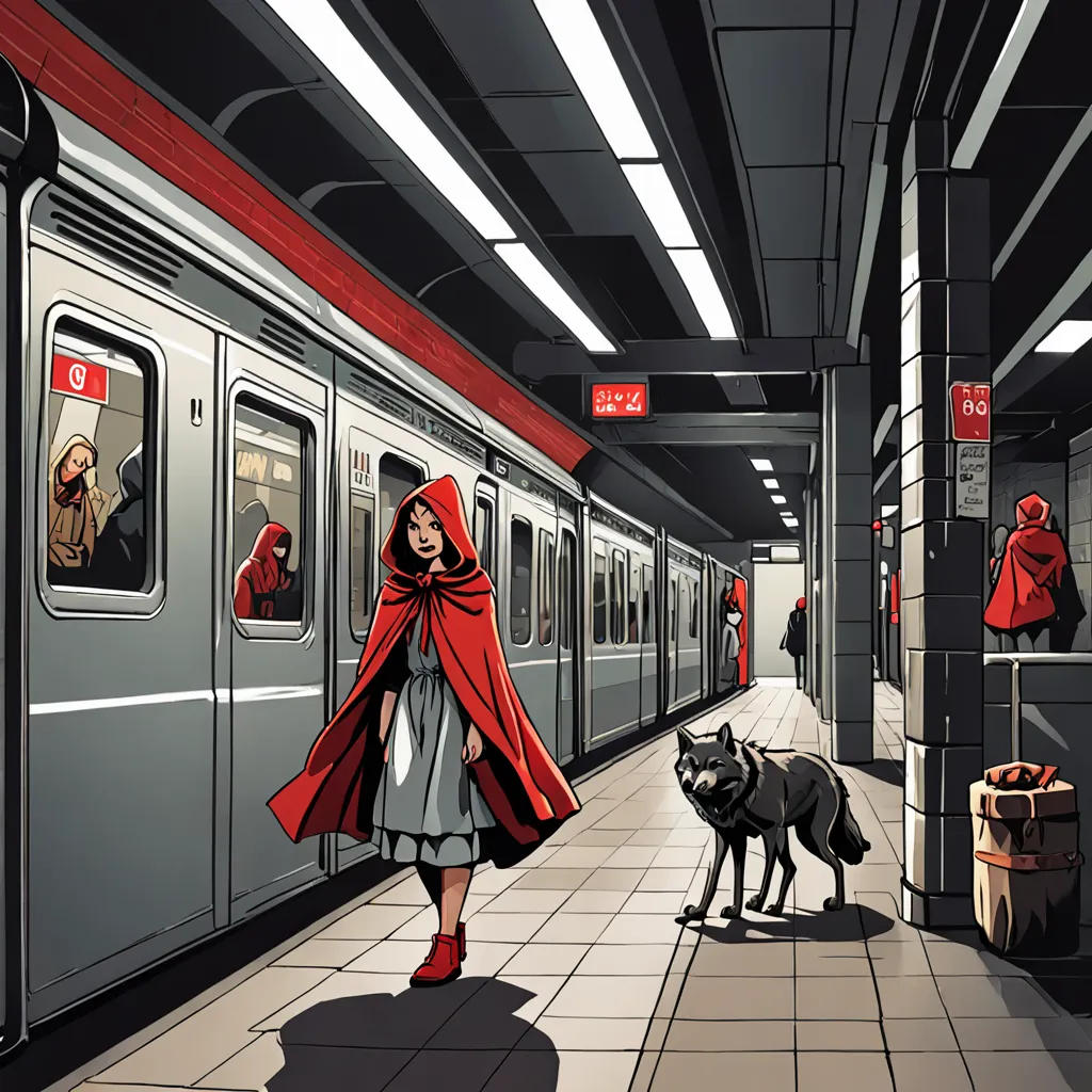 Subway Riding Hood