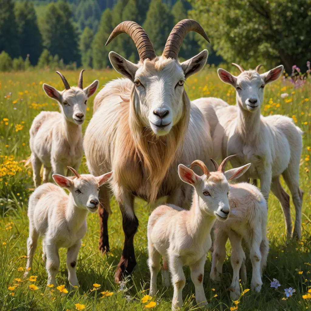 The Seven Little Goats and the Cunning Wolf