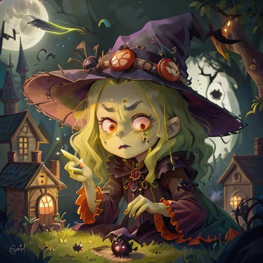 The Spiders and the Green Witch