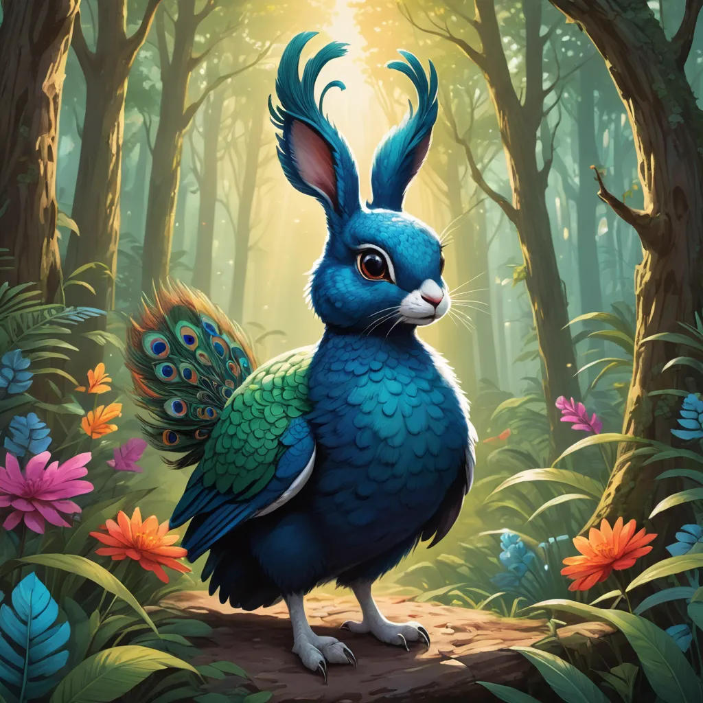 The Colorful Tail Peacock: An Adventure Story