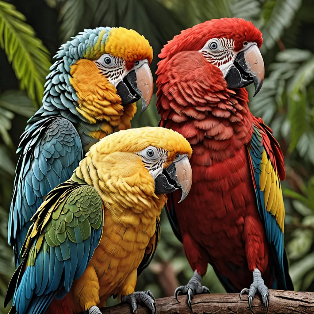 The Three Little Parrots