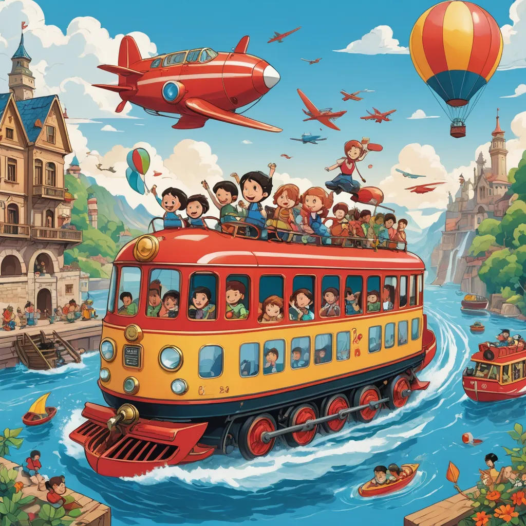 Colors in Motion: The Book for Curious Children Book 1 - Exploring the World of Transport with Joy