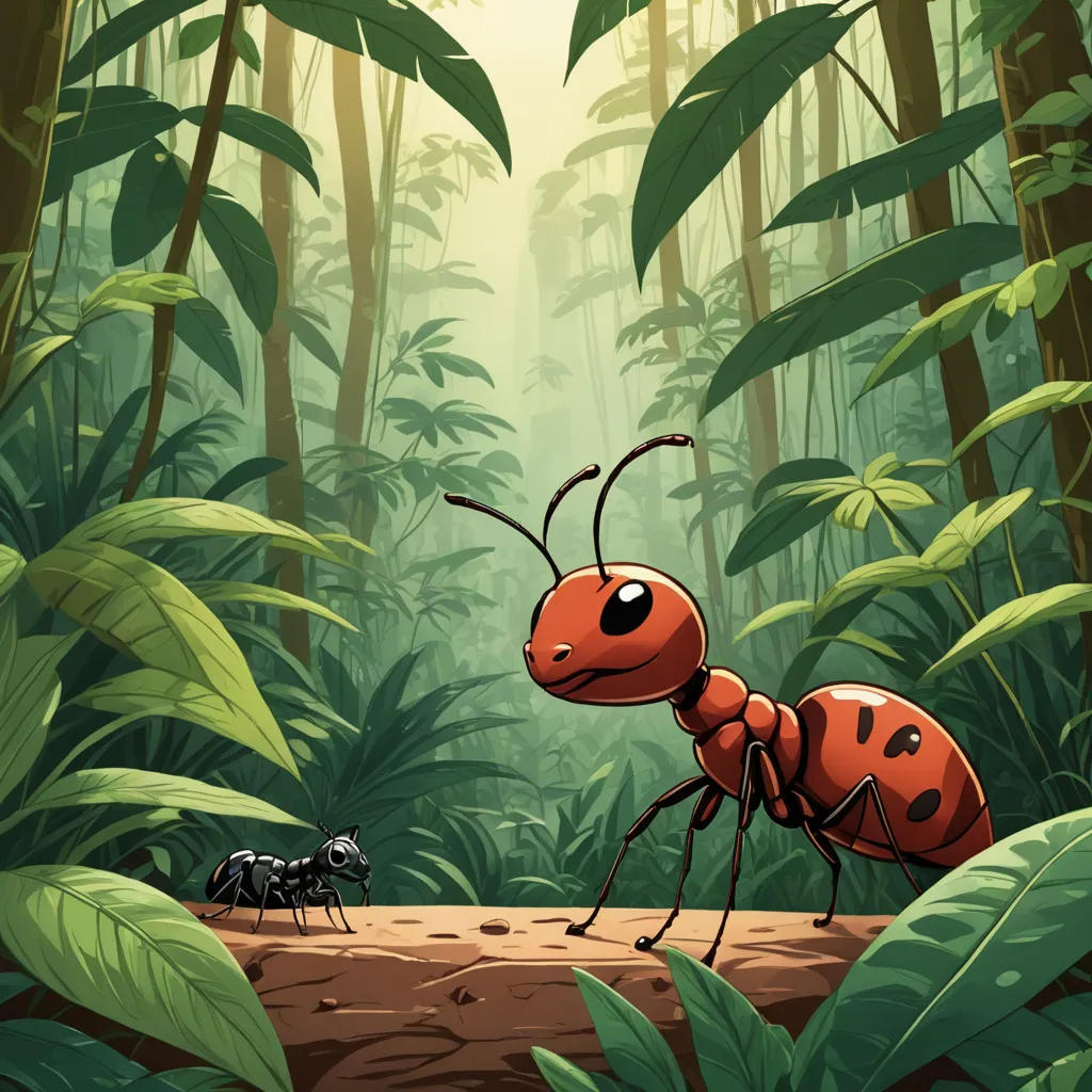 The Jaguar and the Ant in the Jungle
