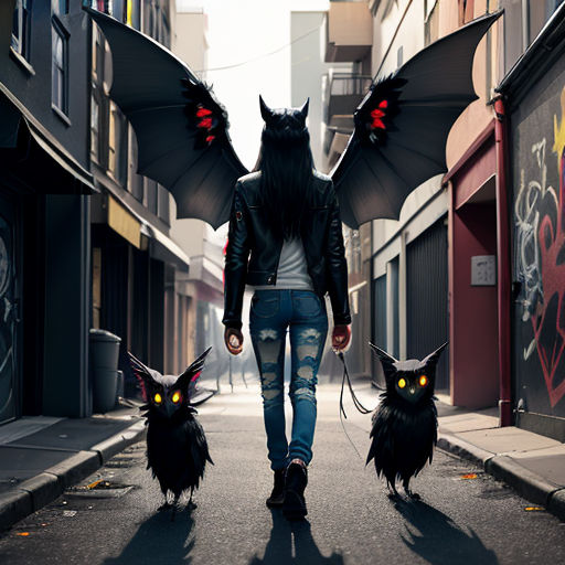 Furry Fellows - Mothman and Gothic Wendigo – 16% Nation