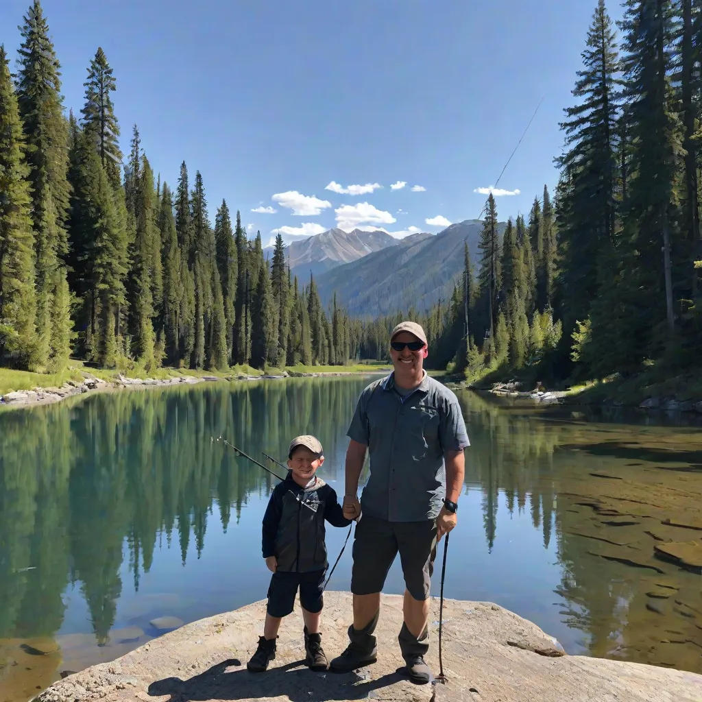 Karter's First Fishing Trip with Dad
