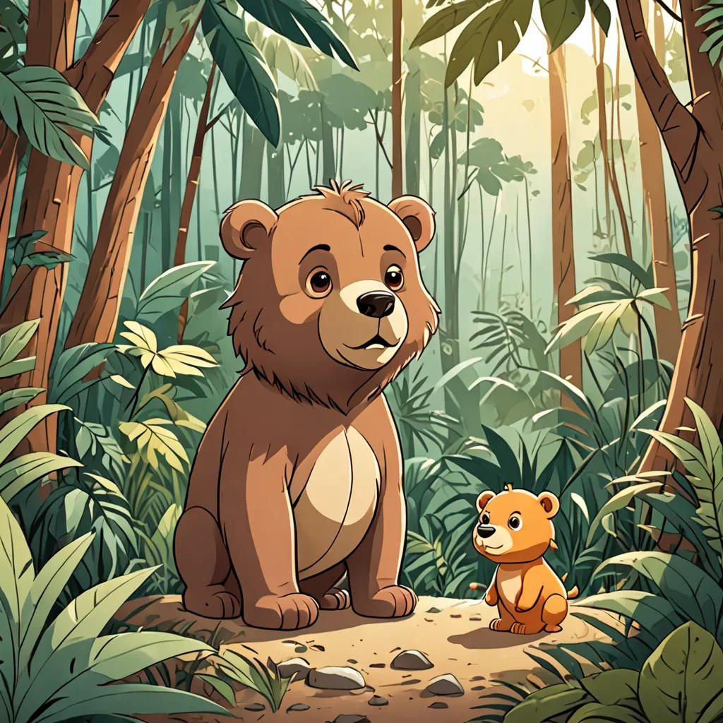 The Little Bear and the Lion