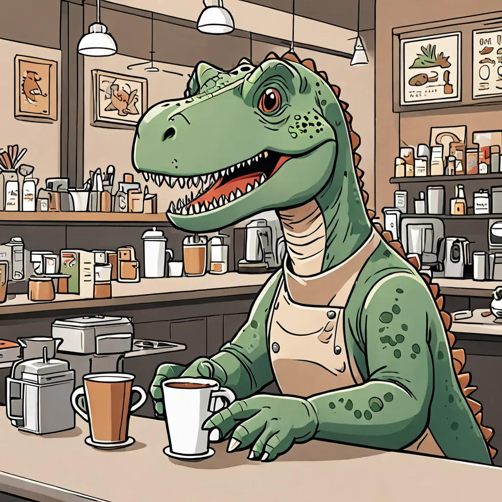 The Dino Barista