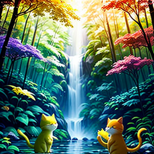 Banana Cat and Apple Cat