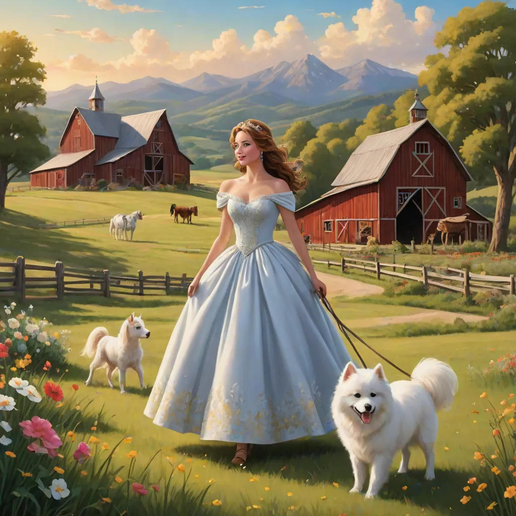 The Princess and Her Loyal Dogs