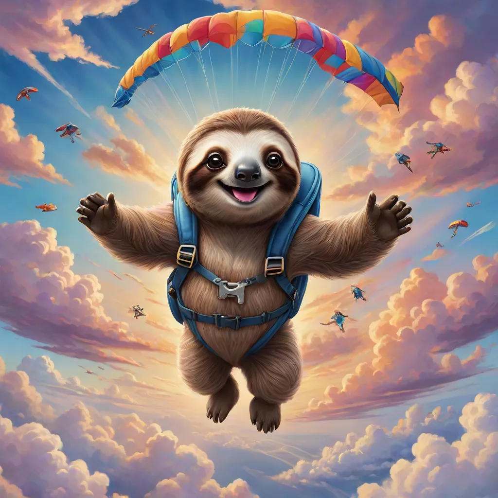 Silly Sloth's Skydiving Adventure