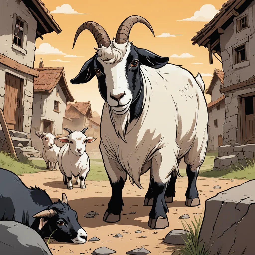 The Brave Goat and the Changed Bull