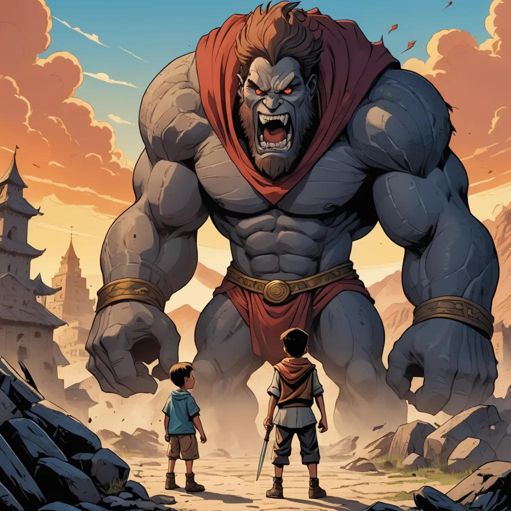 David and Goliath