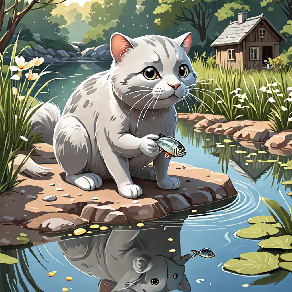 Whiskers and the Silver Fish