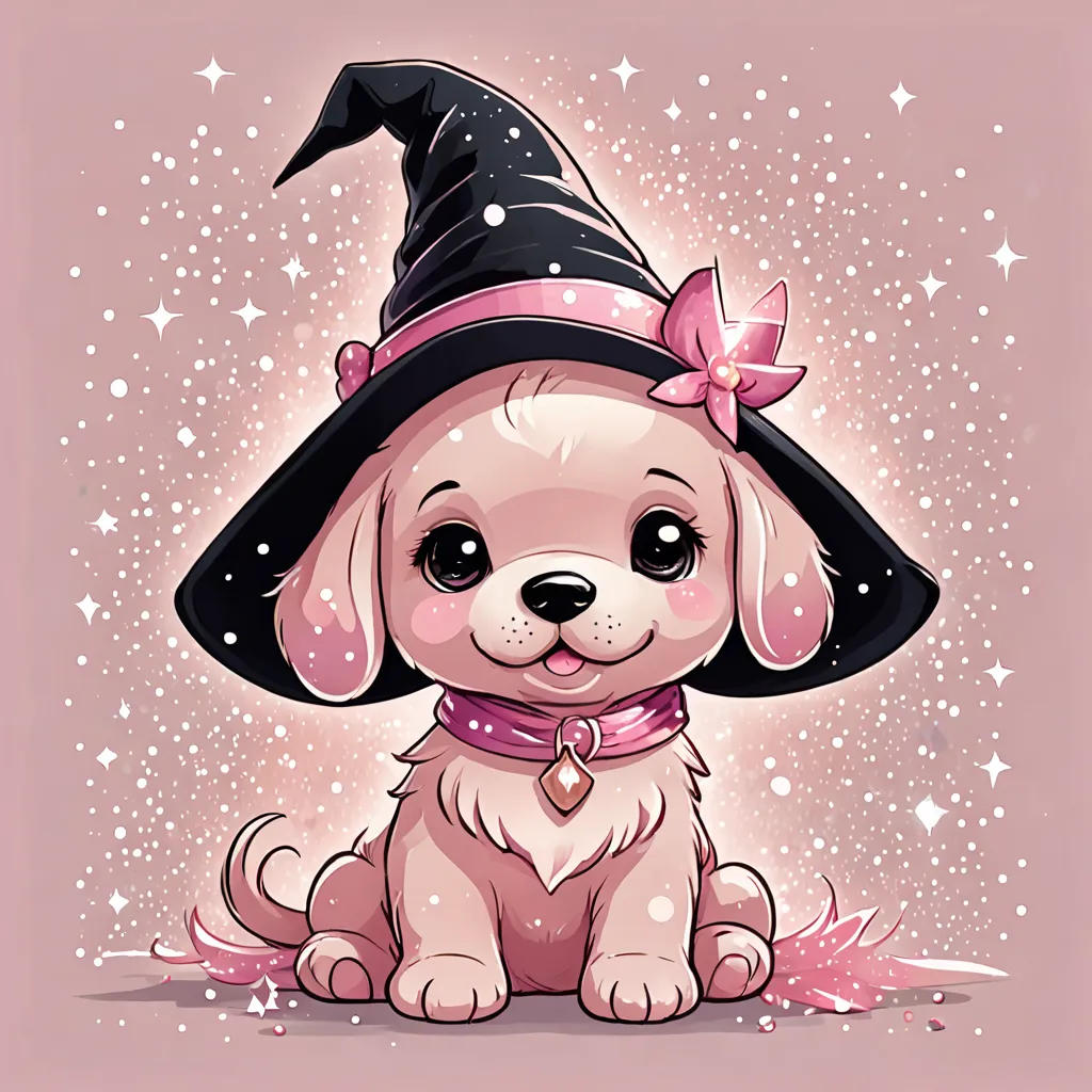 The Plush Puppy Witch's Toy