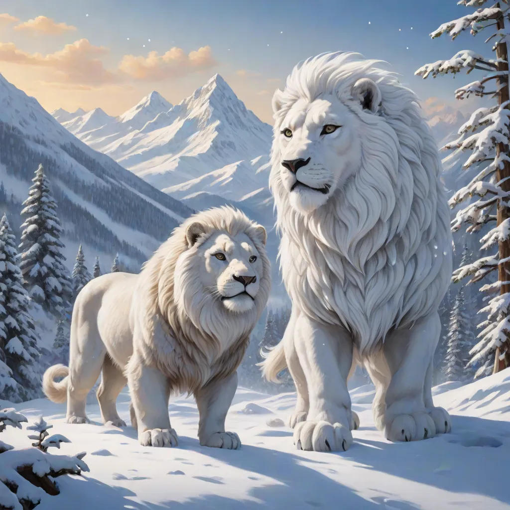 Yetti and the Snow Lion Friendship