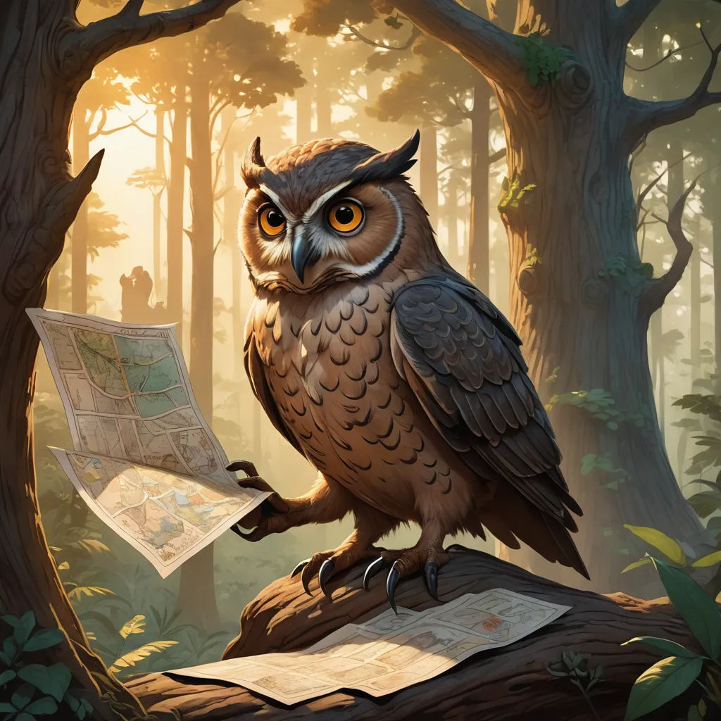 Gioacchino the Owl in the Great Dinosaur Kingdom