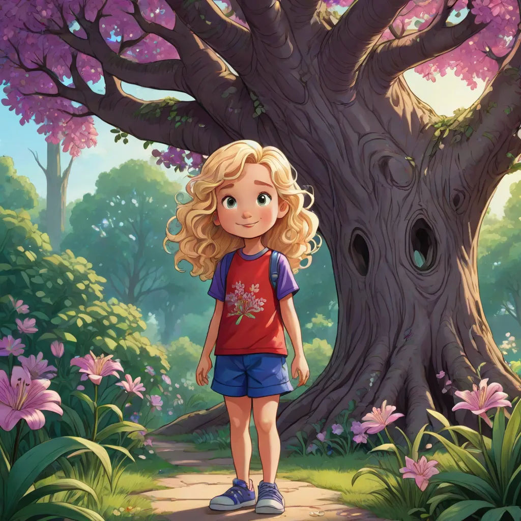 'Shall we explore?', Tom asked, excitement bubbling in his voice. Lily hesitated for a moment, then smiled and nodded. 'Let's go on an adventure!'