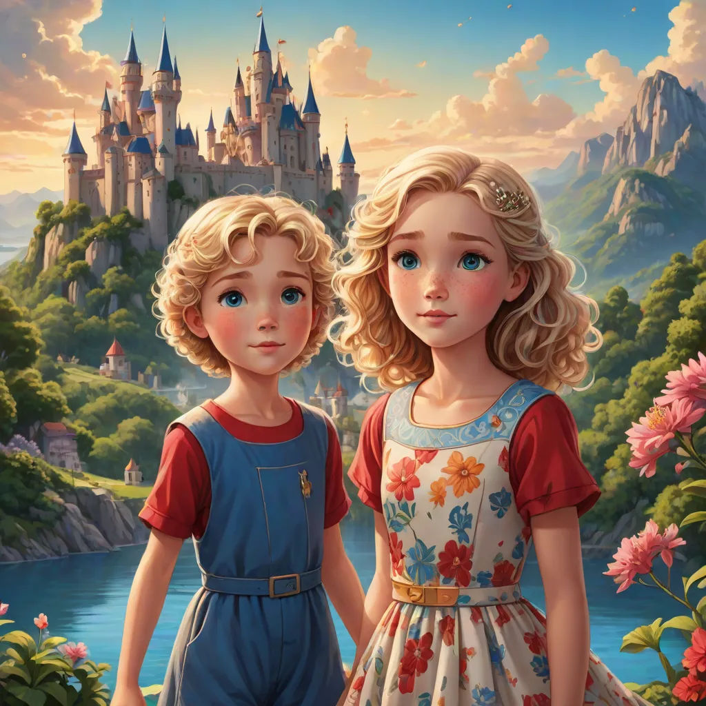 They arrived at a grand castle, where Queen Seraphina, the ruler of the magical world, resided. She welcomed Lily and Tom with a warm smile.