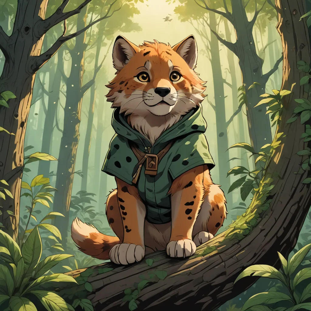 Leo the Brave Wild Cat
