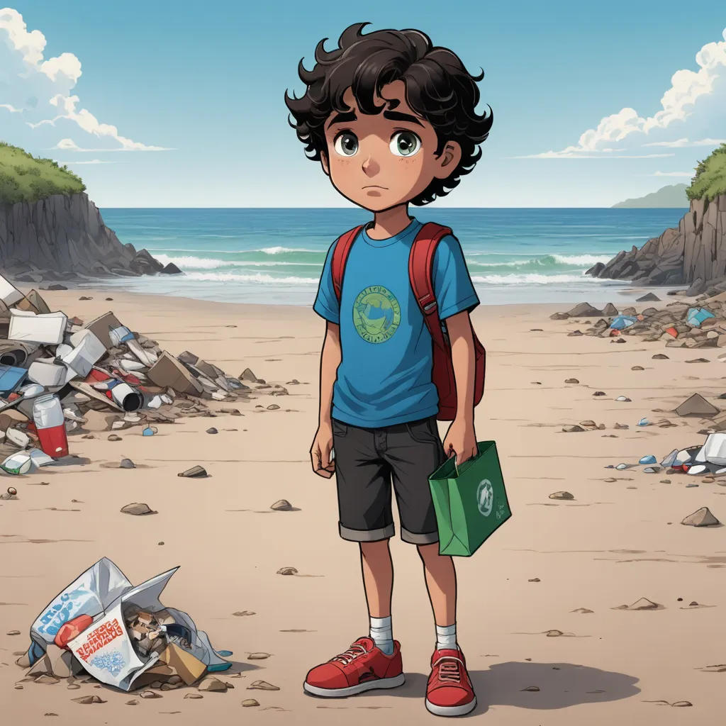 The Sad Boy and the Dirty Beach