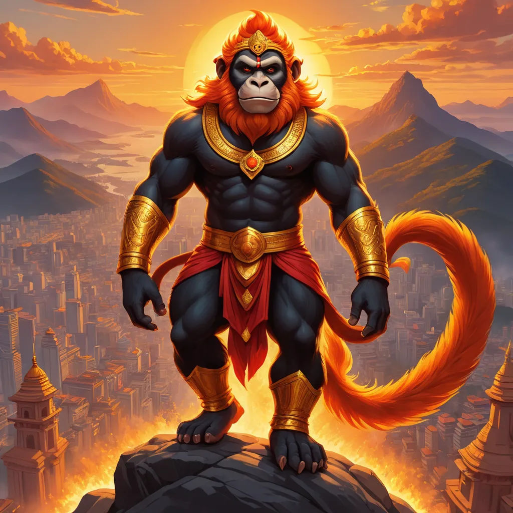 The Burning of Lanka