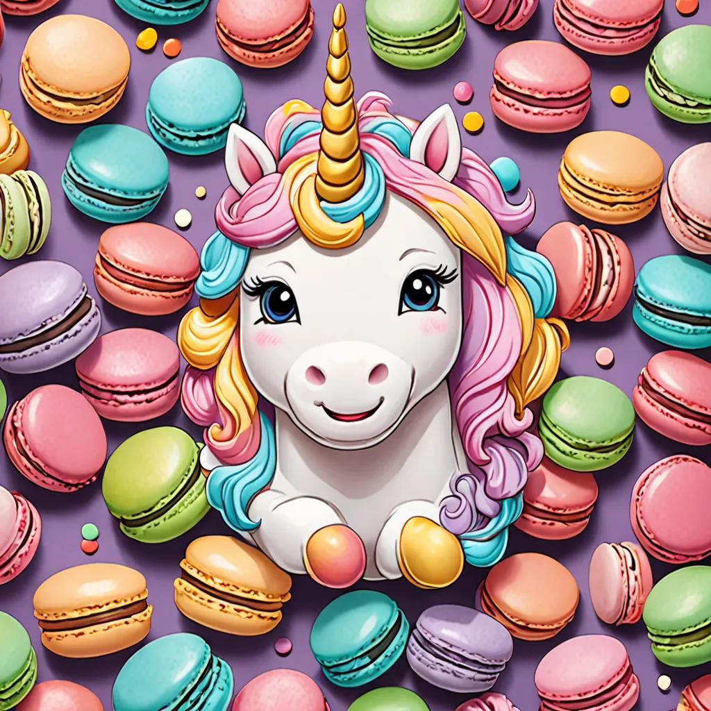 The Sweet Adventures of the Unicorn Macaron