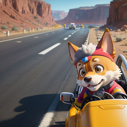 The Paw Patrol's Road Trip Adventure