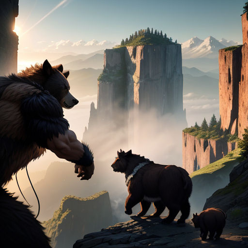 Bear vs Boar: Clash in the Virtual Simulation