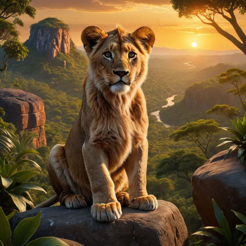 The Lion King of the Jungle