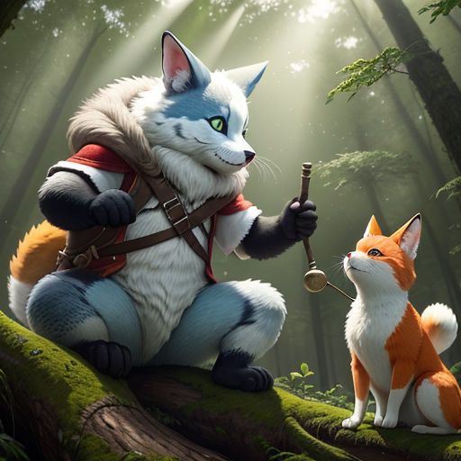 ArtStation - The Warrior Fox (Furry)