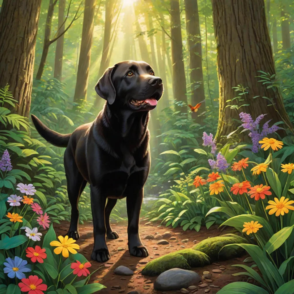 The Distracted Adventure of Benny the Labrador Puppy