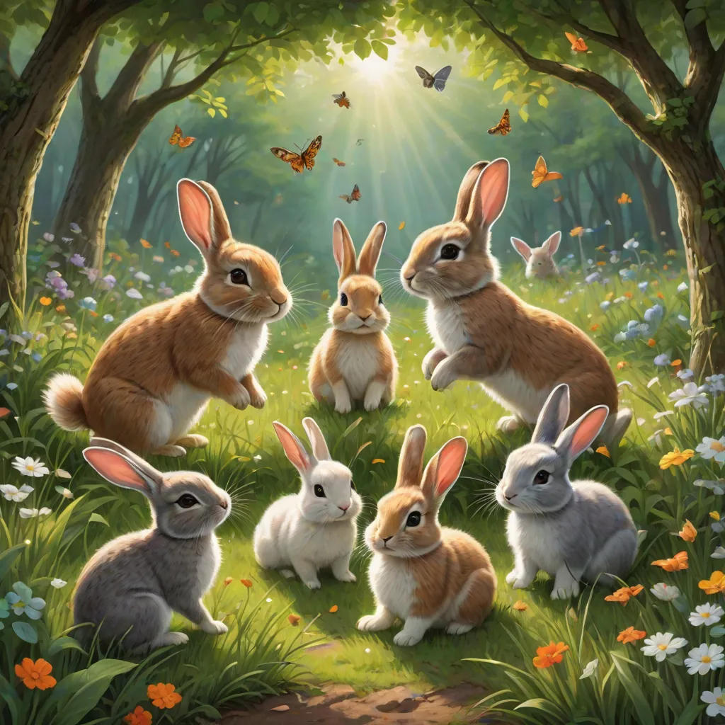 A Day Among the Rabbits