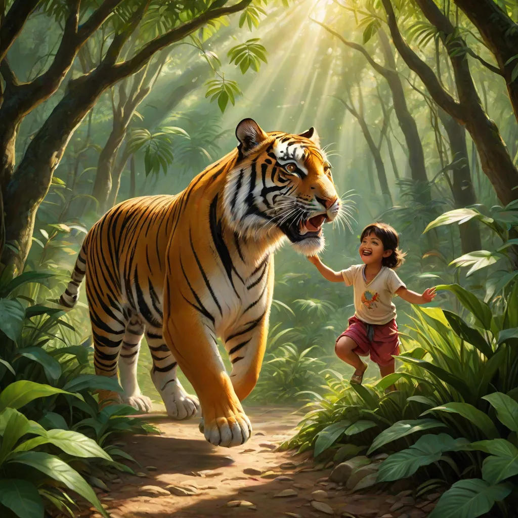 The Playful Tiger