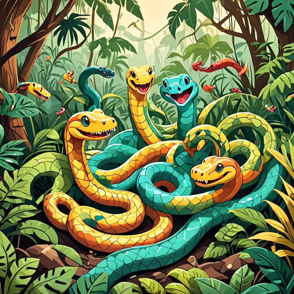 The Friendly Serpent's Adventure