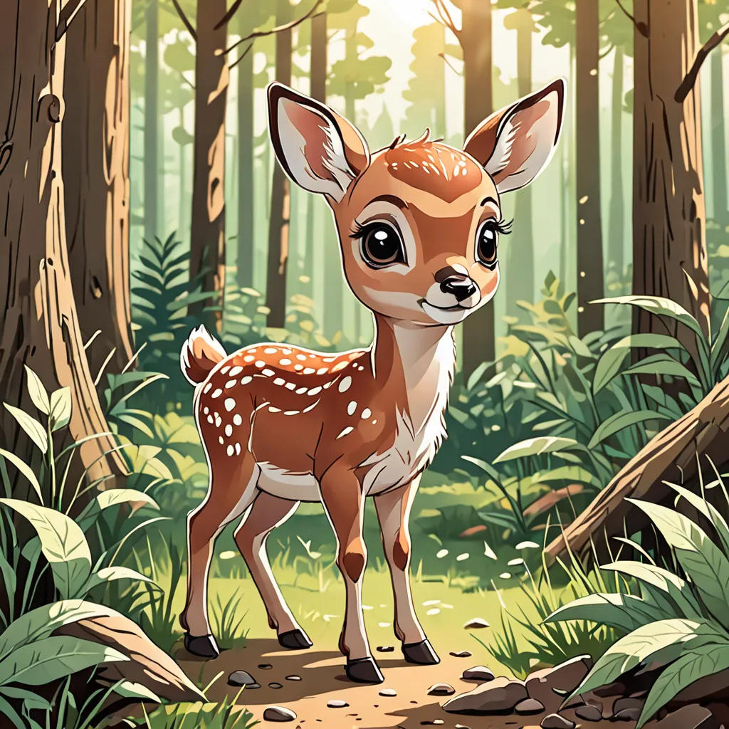 The Little Fawn's Journey