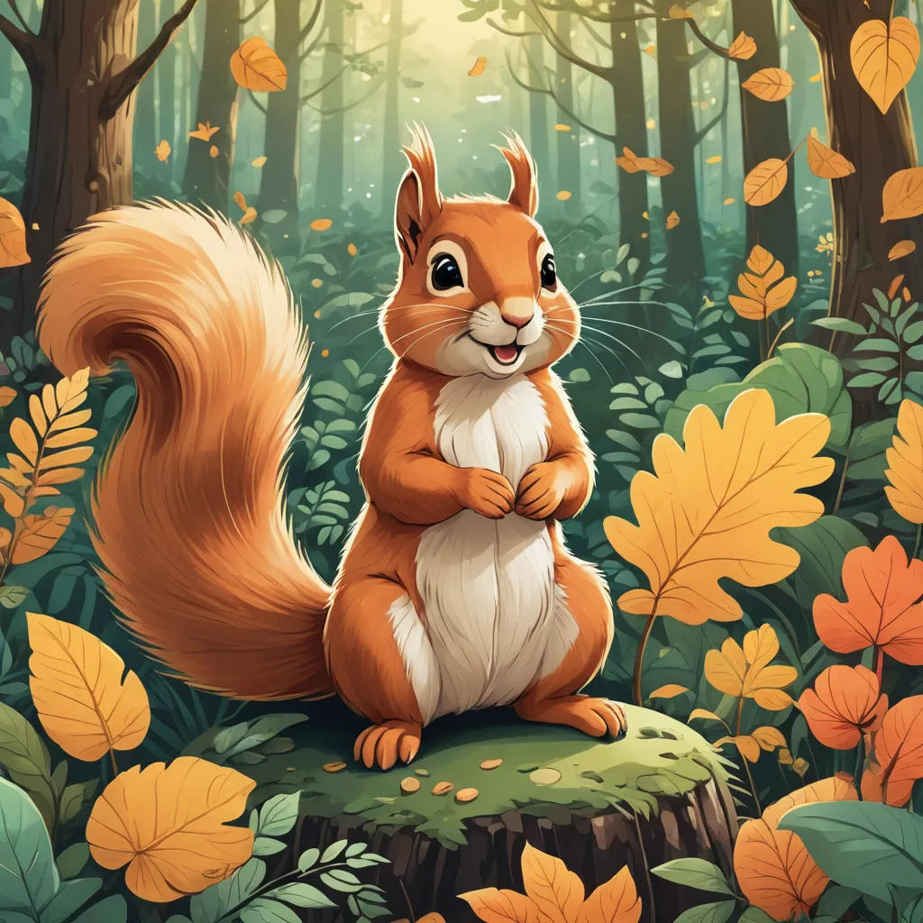 Sammy the Squirrel and the Enchanted Forest