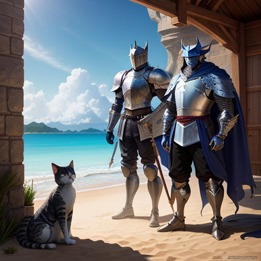The Knight, the Dragon, and the Giant Cat
